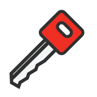 Car Security, Locking And Keys Icon